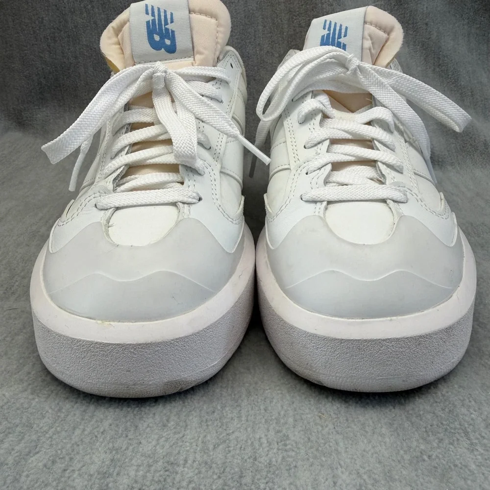 New Balance CT302 White Red Platform Leather Sneakers Mens 8 CT302LH casual Shoe